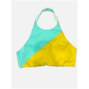 Victorias Secret-Colorblock Halter Bikini Top size Medium